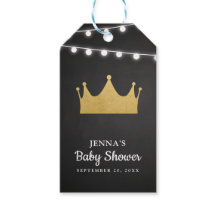 Prince Crown | Baby Shower Gold Foil | Chalkboard