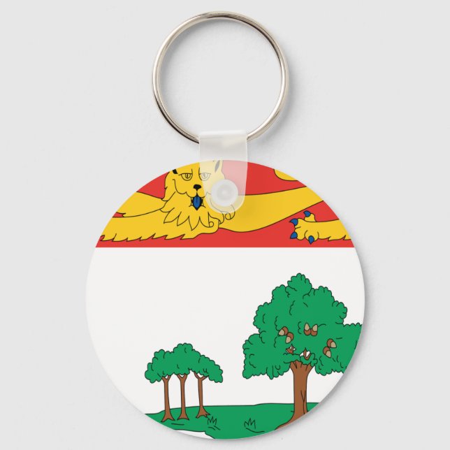 PRINCE EDWARD Flag Keychain (Front)