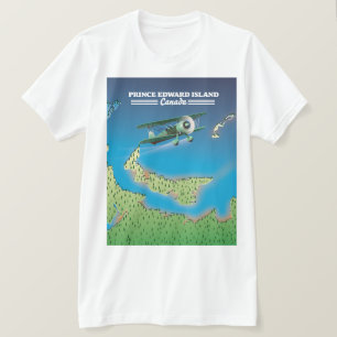 Prince Edward Island, Canada map. T-Shirt