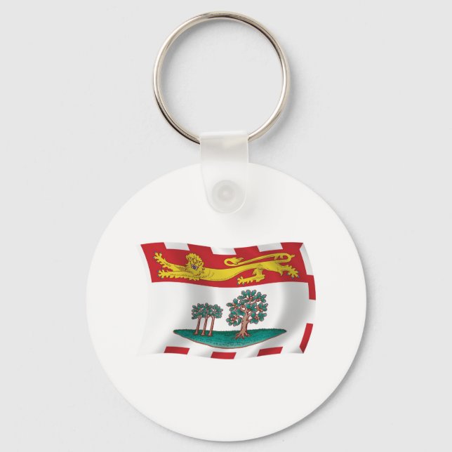 Prince Edward Island Flag Keychain (Front)