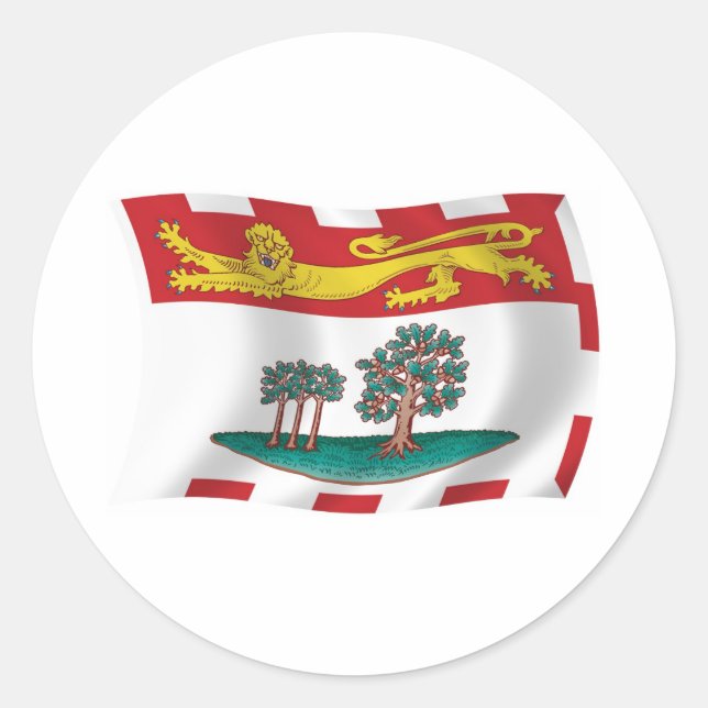Prince Edward Island Flag Sticker (Front)
