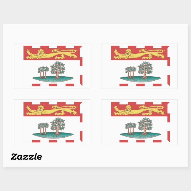 Prince Edward Island Flags Graphic Sticker (Sheet)
