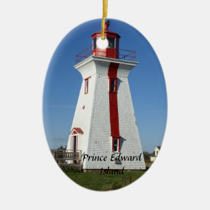 Prince Edward Island-Lighthouse Ceramic Ornament