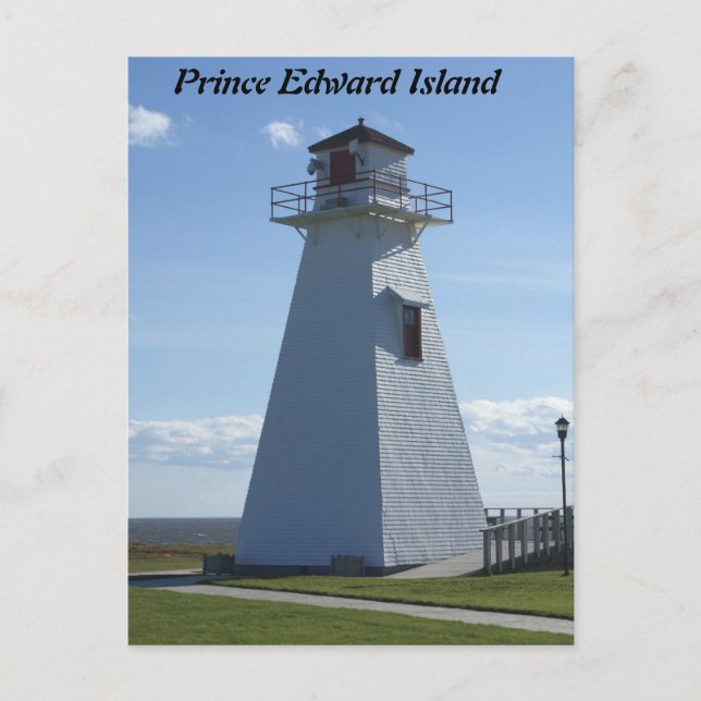 Prince Edward Island-Lighthouse Postcard (Front)