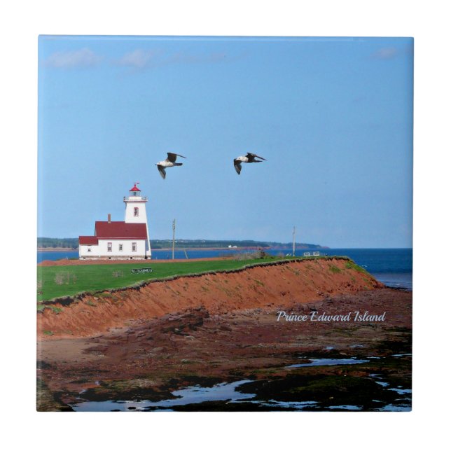 Prince Edward Island Lighthouse Tile (Front)