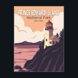Prince Edward Island National Park Canada Vintage Postcard<br><div class="desc">Prince Edward Island National Park design. The Park is situated along the island's north shore,  fronting the Gulf of St. Lawrence.</div>