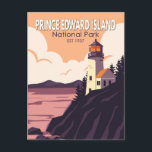 Prince Edward Island National Park Canada Vintage Postcard<br><div class="desc">Prince Edward Island National Park design. The Park is situated along the island's north shore,  fronting the Gulf of St. Lawrence.</div>