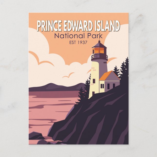 Prince Edward Island National Park Canada Vintage Postcard (Front)