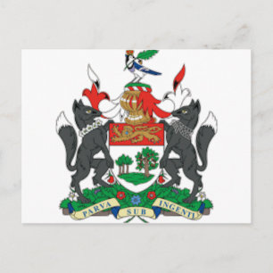 Prince Edward Islands (Canada) Coat of Arms Postcard