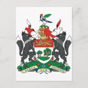 Prince Edward Islands (Canada) Coat of Arms Postcard