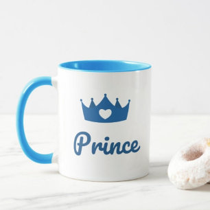 Prince Et Princesse Typographie Moderne Café Mug