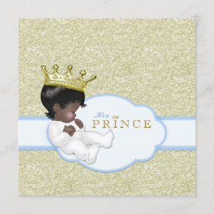 Prince Ethnic Baby Shower Invitation