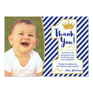 1st birthday thank you cards
