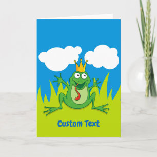 Prince Frog 5" x 7" Holiday Card