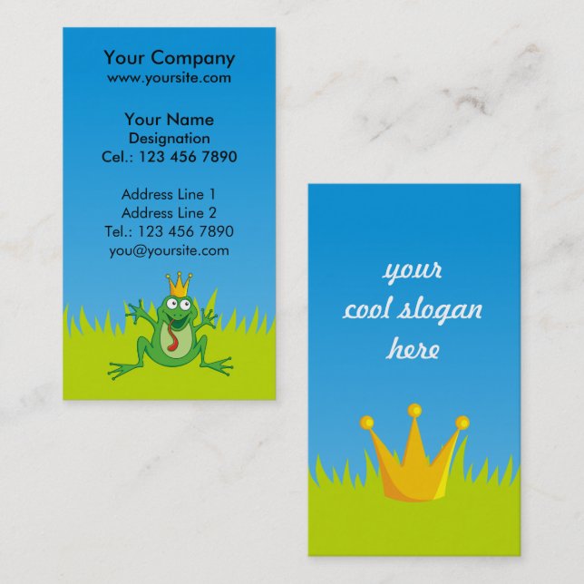 Prince Frog Business Card (Front/Back)