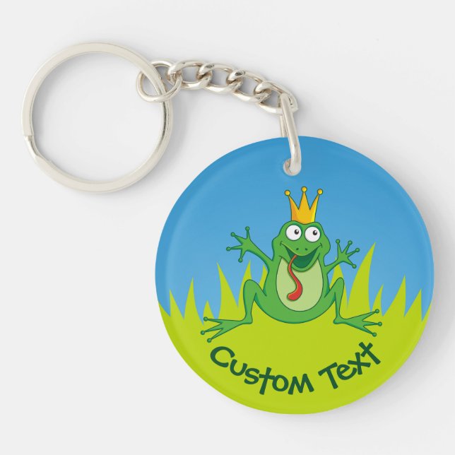 Prince Frog Keychain (Front)