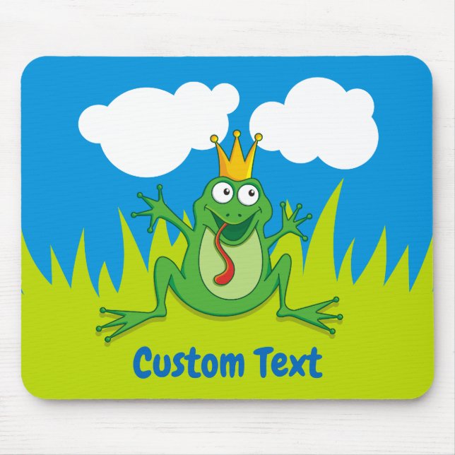 Prince Frog Mouse Pad (Front)