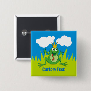 Prince Frog Pinback Button