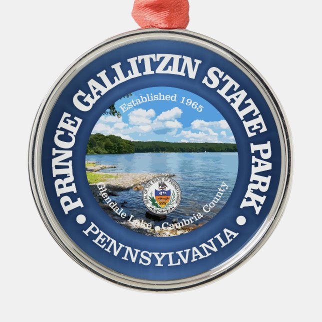 Prince Gallitzin SP Metal Ornament (Front)
