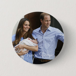 Prince George 2 Inch Round Button