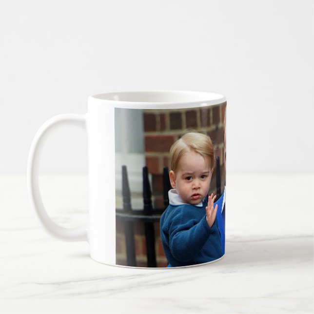 Prince George and Prince William Coffee Mug (Left)