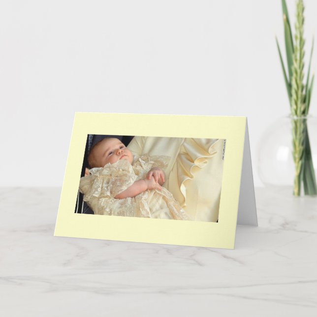 Prince George Christening Card (Front)