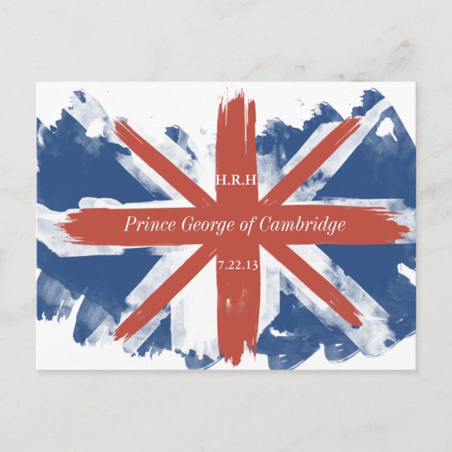 Prince George of Cambridge Souvenir Post Card (Front)