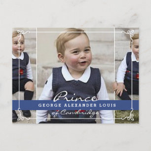Prince George - William & Kate Postcard