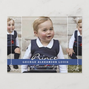 Prince George - William & Kate Postcard