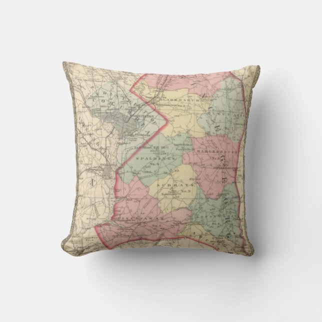 Prince George's Throw Pillow (Front)