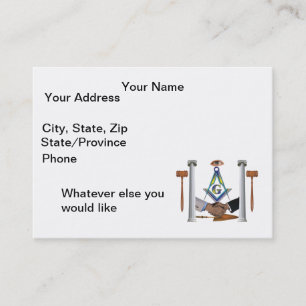 Prince Hall Brothers Business Card