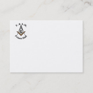 Prince Hall Business Card