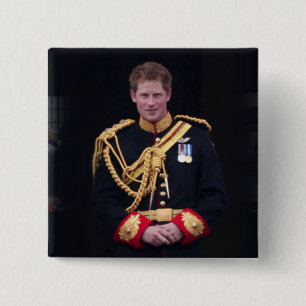 Prince Harry 2 Inch Square Button