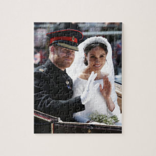Prince Harry and Meghan Markle Royal Wedding Jigsaw Puzzle