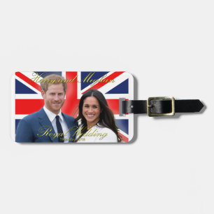 Prince Harry and Meghan Markle Royal Wedding Luggage Tag