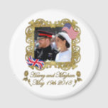 Prince Harry and Meghan Markle Royal Wedding Magnet<br><div class="desc">Prince Harry and Meghan Markle Royal Wedding</div>