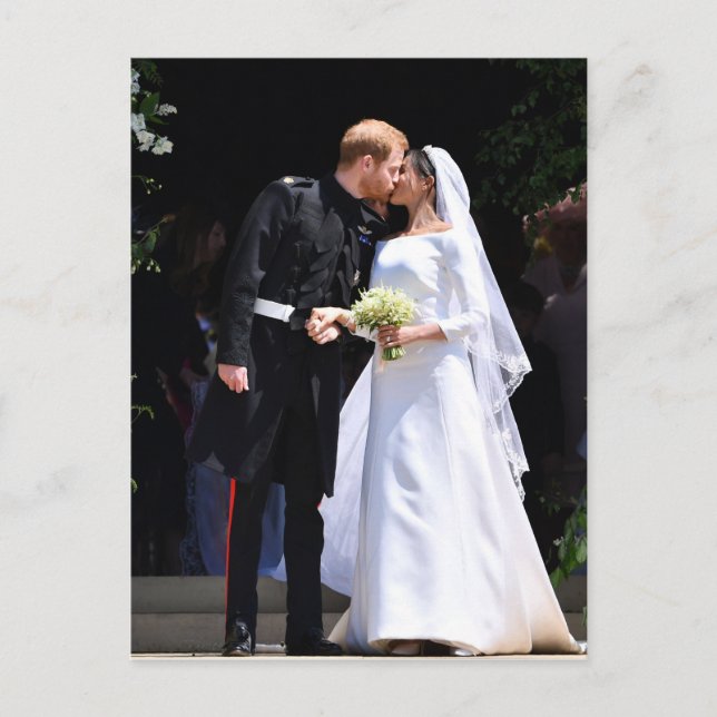 Prince Harry and Meghan Markle Royal Wedding Postcard (Front)