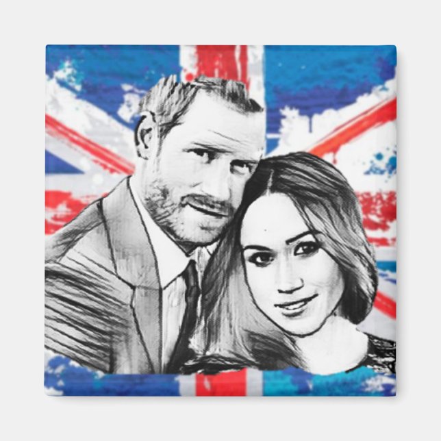 Prince Harry engagement Magnet (Front)