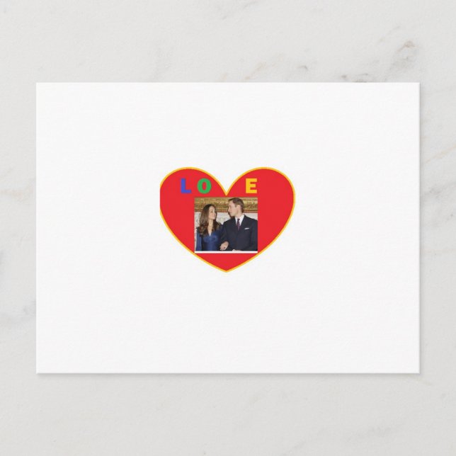 Prince Harry & Kate Postcard (Front)