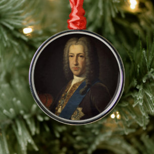 Prince James Francis Edward Stuart by Anton Mengs Metal Ornament