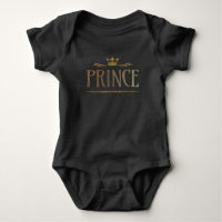 Prince Lettering - Gold Luxury Royal Crown Son