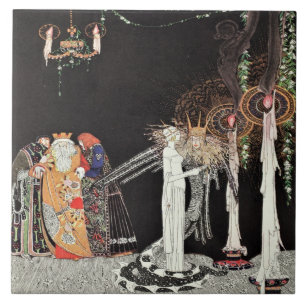 Prince Lindworm Fairytale Kay Nielson Tile