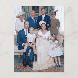 Prince Louis christening July 2018 stylized Postcard