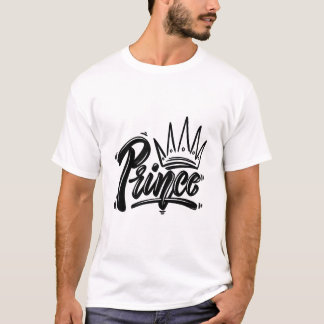 Prince Name with Crown tshirt