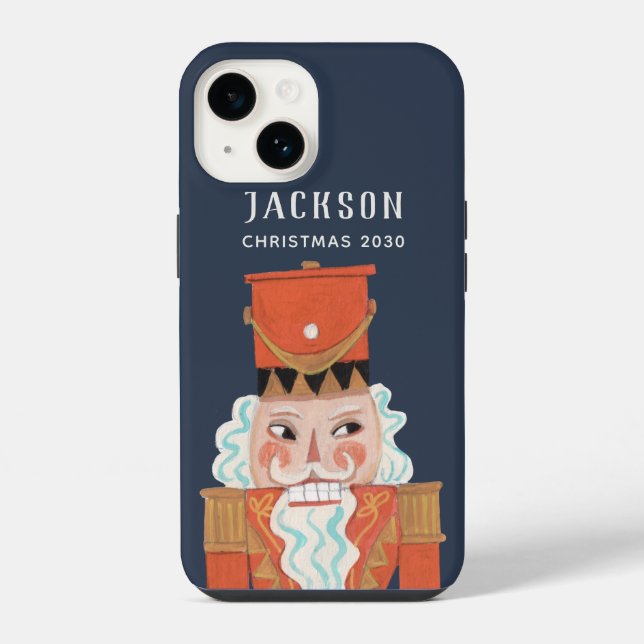 Prince nutcracker ballet character blue iPhone case (Back)