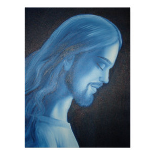 Prince of Peace: Blue Jesus Profile Poster