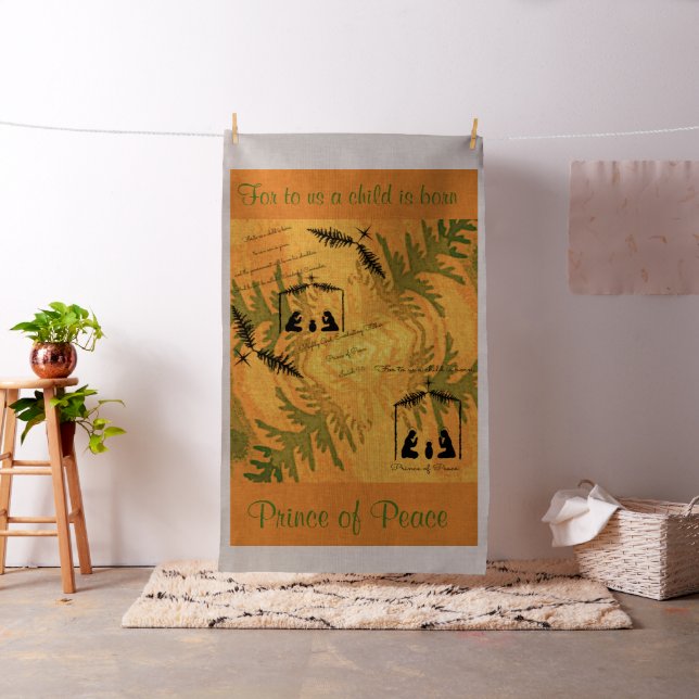 Prince of Peace Christmas Panel Fabric (In Situ)