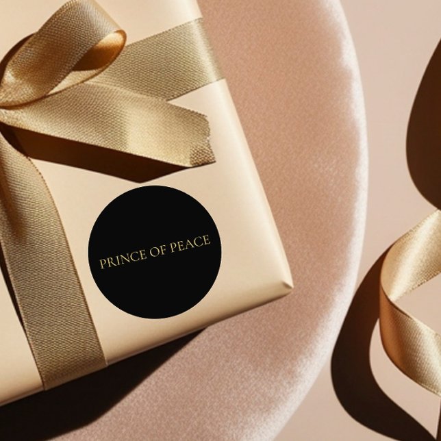 PRINCE OF PEACE Gold Sticker –Christian Christmas (Creator Uploaded)