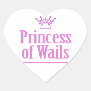 Prince of Wails / Princess of Wails v2 Heart Sticker