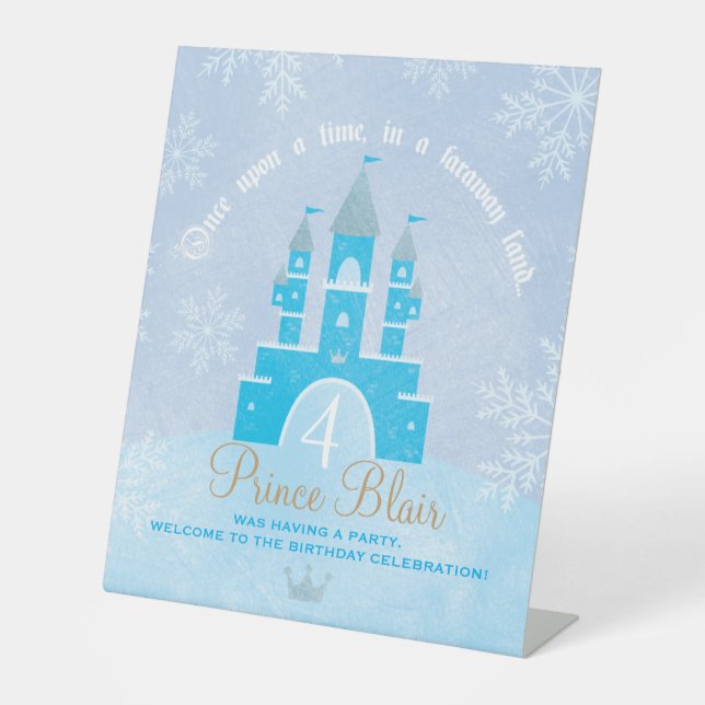 Prince OR Princess Party Welcome Sign (Front)